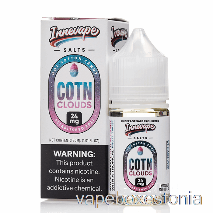 Vape Box Estonia Cotn Clouds Salts - Innevape E-vedelikud - 30ml 50mg